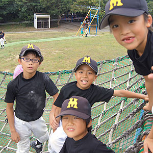 マリナーズ合宿の公園で